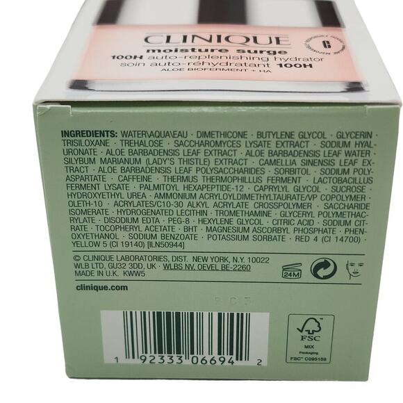 CLINIQUE 2.5 OZ MOISTURE SURGE 100H AUTO-REPLENISHING HYDRATOR - Picture 7 of 8